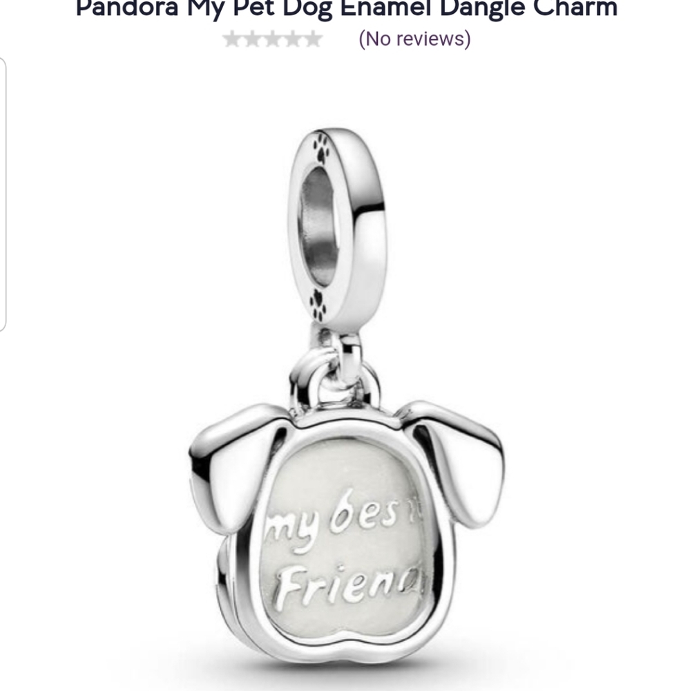 Pandora My Pet Dog Enamel Dangle Charm